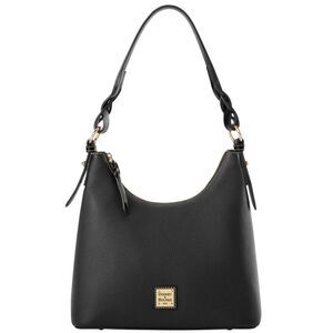 Dooney & Bourke Pebble Grain Bryce Hobo Shoulder Bag - Black Black